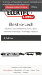 Mobile Screenshot of elektro-lech.com
